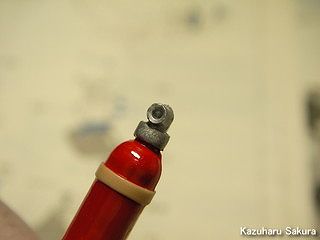 タミヤ・ランボルギーニ・チータのボディ製作 ～消火器の塗装４